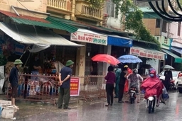 Phong toả tạm thời cụm dân cư tại đường Đinh Lễ, TP Thanh Hóa để phòng, chống dịch COVID-19