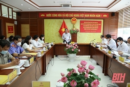 Đoàn ĐBQH tỉnh Thanh Hóa làm việc với UBND, Ủy ban MTTQ tỉnh và các cơ quan khối tư pháp