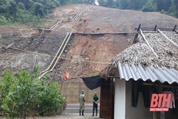 Bộ CHQS tỉnh kiểm tra việc ứng phó với bão, mưa lũ