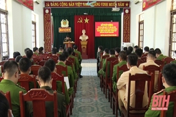 Công an thị xã Nghi Sơn phát động phong trào thi đua đặc biệt