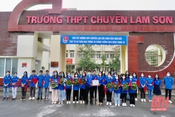 Ra quân Đội thanh niên xung kích đảm bảo trật tự, an toàn giao thông và phòng, chống dịch COVID-19