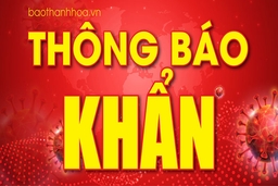 Phong toả tạm thời cụm dân cư tại thôn Tam Thọ, xã Đông Vinh (TP Thanh Hoá)