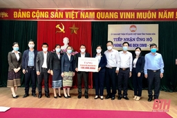 Tỉnh Hủa Phăn (Lào) hỗ trợ tỉnh Thanh Hóa phòng, chống dịch COVID-19
