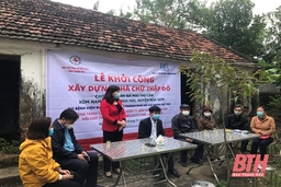 Khởi công xây dựng Nhà Chữ thập đỏ cho hộ có hoàn cảnh đặc biệt khó khăn tại xã Nga Hải