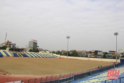 Sân Thanh Hóa cơ bản đáp ứng các tiêu chí tổ chức mùa giải bóng đá quốc gia năm 2022