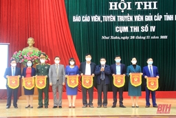 Hội thi báo cáo viên, tuyên truyền viên giỏi cấp tỉnh năm 2021 cụm số 4