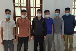 Công an huyện Nông Cống khởi tố 6 đối tượng đánh bạc