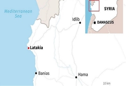 Israel bắn nhiều tên lửa vào cảng biển Latakia của Syria