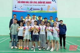 TP Thanh Hóa nhất toàn đoàn tại Giải bóng bàn, cầu lông, quần vợt, karate - Đại hội TDTT tỉnh Thanh Hóa lần thứ IX