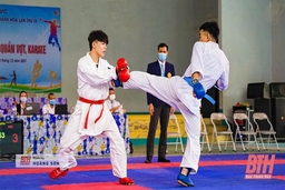 Đoàn Ngọc Lặc về nhất tại Giải Karate trong chương trình Đại hội TDTT tỉnh Thanh Hóa lần thứ IX