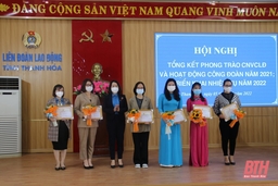 Trao giải Cuộc thi “Nét đẹp nữ công nhân, viên chức, lao động trong công tác phòng, chống dịch COVID-19 hoặc trong lao động sản xuất”