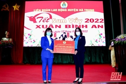 “Tết sum vầy - Xuân bình an” năm 2022 cho đoàn viên, người lao động huyện Hà Trung