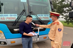 Tháng 2, Thanh Hóa xử phạt 7.542 trường hợp vi phạt trật tự, an toàn giao thông