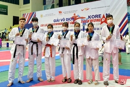 Thanh Hóa giành HCV đầu tiên tại giải Taekwondo các CLB toàn quốc 2022