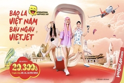 Vietjet tung khuyến mãi giá vé chỉ từ 20.300 đồng