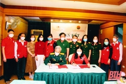 Ký kết phối hợp giữa Hội CTĐ và Hội Truyền thống Trường Sơn - Đường Hồ Chí Minh tỉnh Thanh Hóa