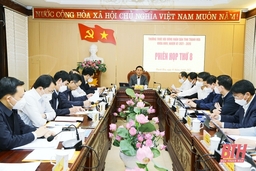 Thống nhất chương trình kỳ họp thứ 5, HĐND tỉnh Thanh Hóa khóa XVIII