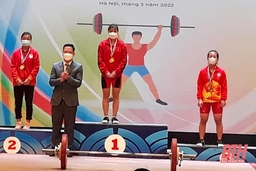 VĐV Thanh Hóa giành 11 huy chương tại Giải vô địch cử tạ thanh, thiếu niên quốc gia