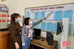 Huyện Hà Trung cắt giảm thời gian thực hiện nhiều thủ tục hành chính