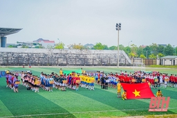 Khai mạc Giải bóng đá sân 7 Vsport THPT toàn quốc Cup Việt Hùng 2022 - Khu vực Thanh Hóa