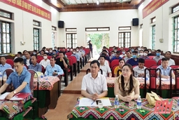 Tập huấn nâng cao chất lượng hoạt động Hội Nông dân cơ sở huyện Mường Lát