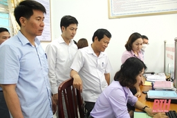 Thường trực HĐND tỉnh giám sát công tác cải cách hành chính tại thị xã Bỉm Sơn