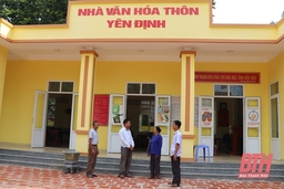 Thôn nông thôn mới kiểu mẫu Yên Định – sức mạnh từ lòng dân