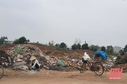 Nhếch nhác những bãi rác tự phát tại các khu đô thị