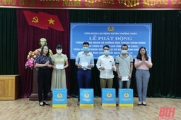 Liên đoàn Lao động huyện Thường Xuân phát động “Tháng Công nhân”, “Tháng hành động về an toàn vệ sinh lao động” năm 2022