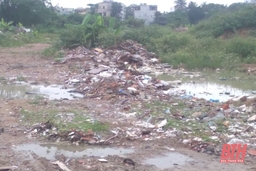 Phường Đông Hương kiên quyết xử lý dứt điểm tình trạng đổ trộm rác thải tại mặt bằng 1970