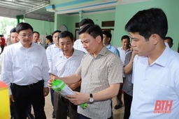 Bí thư Tỉnh ủy Đỗ Trọng Hưng thăm và làm việc tại huyện Nông Cống