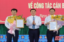 Đồng chí Phạm Tiến Dũng giữ chức vụ Bí thư Huyện ủy Ngọc Lặc