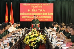 Kiểm tra kết quả thực hiện một số chế độ, chính sách đối với dân công hoả tuyến