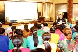 Tập huấn, truyền thông về ứng xử văn minh du lịch, kỹ năng giao tiếp cho cán bộ, hội viên, phụ nữ Khu di tích lịch sử Lam Kinh