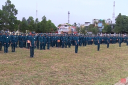 Thị xã Nghi Sơn: 896 vận động viên tham gia Hội thao Trung đội Dân quân cơ động năm 2022