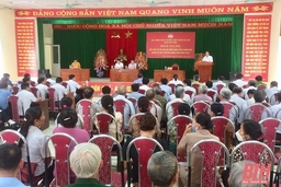 Tổ đại biểu HĐND tỉnh tiếp xúc cử tri huyện Như Thanh
