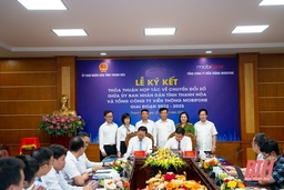 Tổng Công ty Viễn thông Mobifone và UBND tỉnh Thanh Hóa ký kết thỏa thuận hợp tác về chuyển đổi số giai đoạn 2022-2025