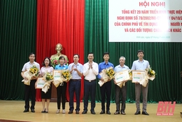 UBND huyện Vĩnh Lộc tổng kết 20 năm thực hiện Nghị định số 78 của Chính phủ