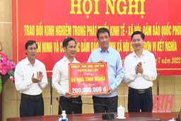 Huyện Đại Lộc, tỉnh Quảng Nam trao nhà tình nghĩa cho các gia đình chính sách tại thị xã Nghi Sơn