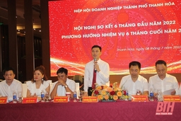 Xây dựng Hiệp hội Doanh nghiệp TP Thanh Hóa thành tổ chức vững mạnh, hỗ trợ thiết thực cho hội viên phát triển sản xuất, kinh doanh