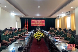 Đảng uỷ Quân sự tỉnh Thanh Hóa: Trao quyết định về công tác cán bộ