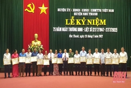 Huyện Như Thanh kỷ niệm 75 năm Ngày Thương binh - Liệt sĩ