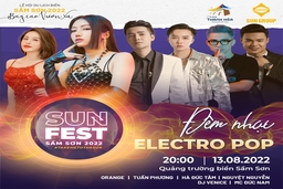 Những bản Electro Pop sẽ khiến khán giả bùng nổ trong đêm Sun Fest 13-8