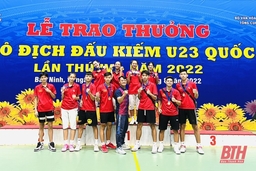 Thanh Hóa giành 6 huy chương tại Giải vô địch Đấu kiếm U23 quốc gia 2022