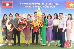 Hiệu quả từ công tác đào tạo lưu học sinh Lào tại Trường Đại học Hồng Đức