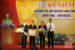 Lang Chánh kỷ niệm 40 năm tái lập huyện
