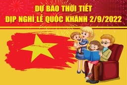 [Infographics] - Dự báo thời tiết dịp nghỉ lễ Quốc khánh 2/9/2022