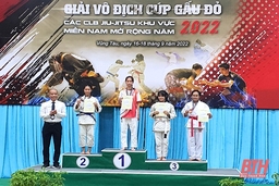 VĐV Thanh Hóa thi đấu xuất sắc tại Giải vô địch các CLB Jujitsu khu vực miền Nam mở rộng năm 2022