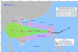 Bão Noru đi vào Biển Đông, trở thành cơn bão số 4 năm 2022