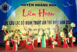 Liên hoan các câu lạc bộ nghệ thuật huyện Hoằng Hóa: Lan tỏa giá trị văn hóa truyền thống